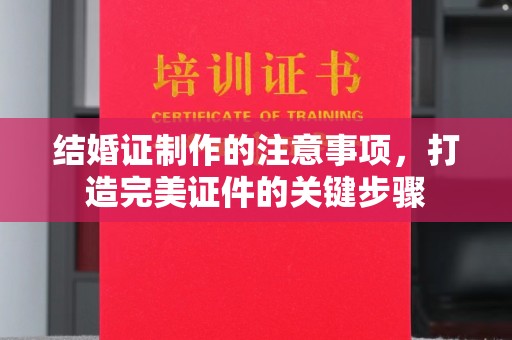 永兴结婚证制作的注意事项，打造完美证件的关键步骤