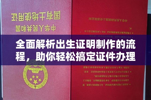 永兴全面解析出生证明制作的流程，助你轻松搞定证件办理