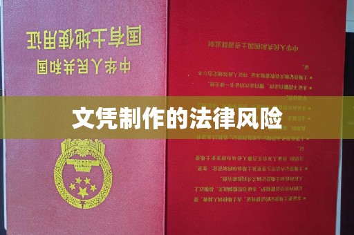 永兴文凭制作的法律风险